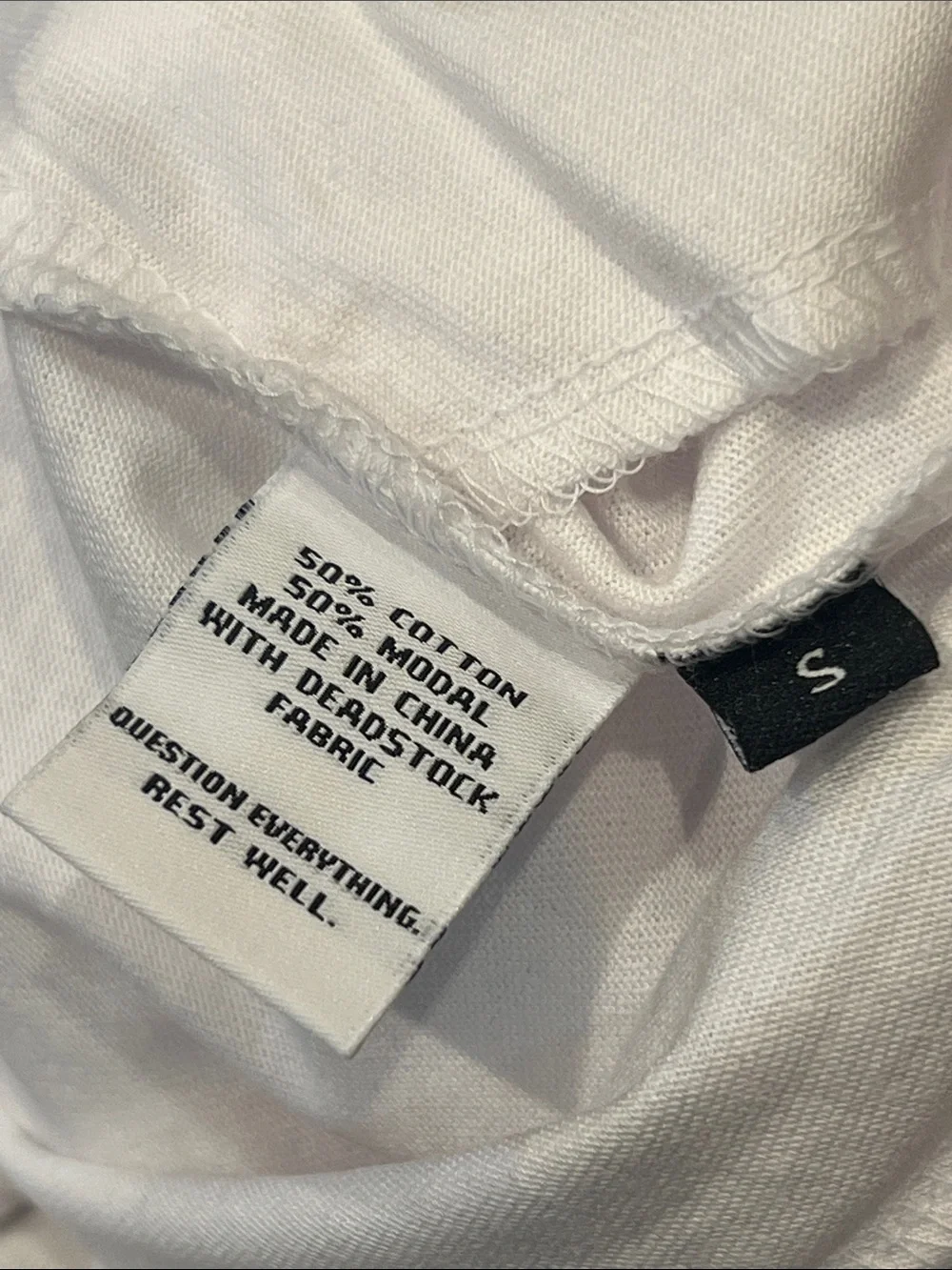 NWT Sedvana Swedish White Elastic Waist Lounge Shorts Cotton & Modal Comfy Relax - Picture 6 of 13